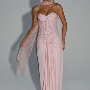 Carina Maxi Dress - Blush